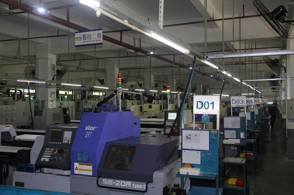乐思体育STAR走心机加工车间